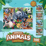 World of Animals - Safari Friends 100 Piece Jigsaw Puzzle