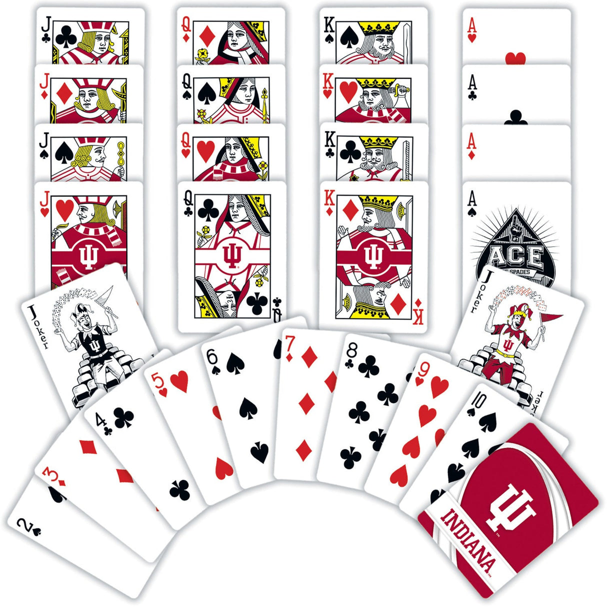 Indiana Hoosiers Playing Cards - 54 Card Deck