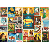 Vintage Posters - Dog Lovers 1000 Piece Jigsaw Puzzle