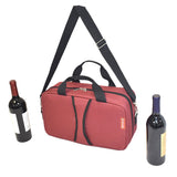 Luxury 2-Bottle Wine Carrying Bag for 750 ml Wine Bottle - 3 Colors