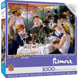 MasterPieces of Art - Luncheon of the Boating Party 1000 Piece Jigsaw Puzzle