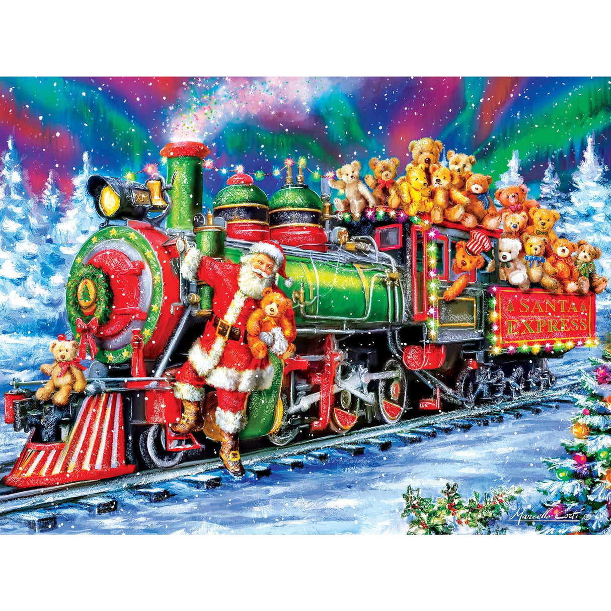 Happy Holidays - North Pole Delivery 300 Piece EZ Grip Jigsaw Puzzle