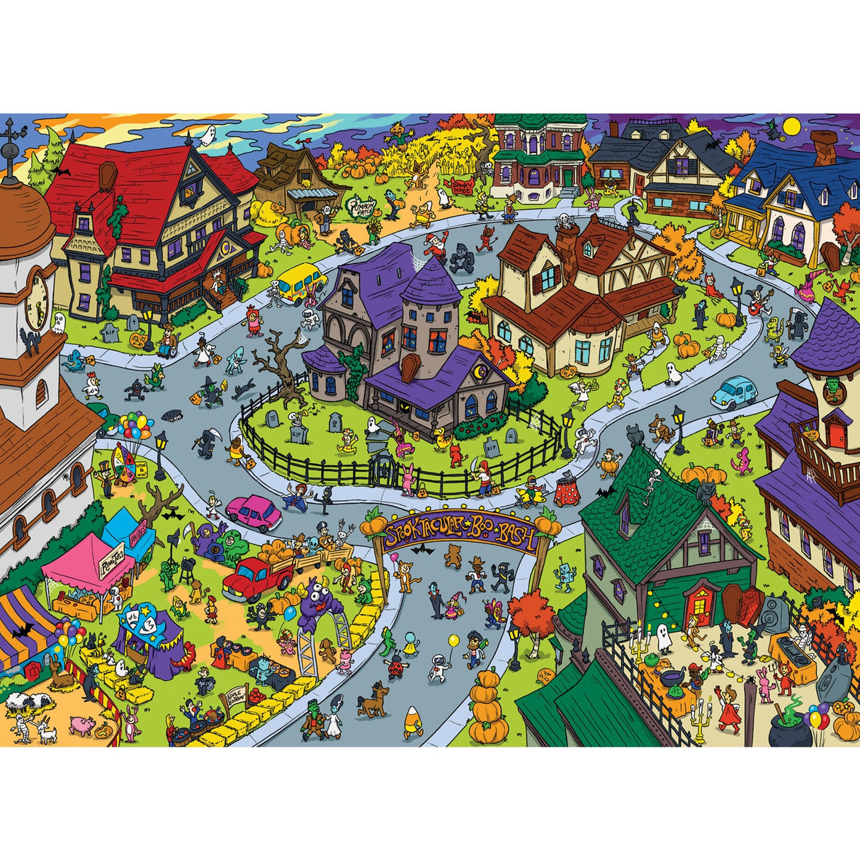 101 Things to Spot on Halloween - 101 Piece Jigsaw Puzzle