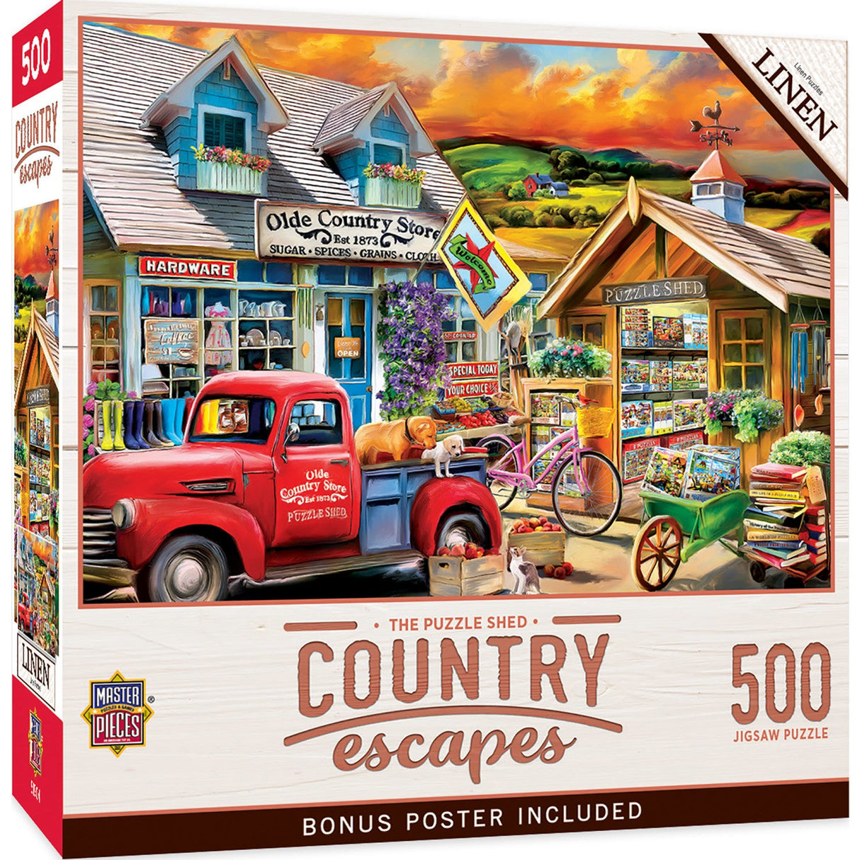 Country Escapes - The Puzzle Shed 500 Piece Jigsaw Puzzle