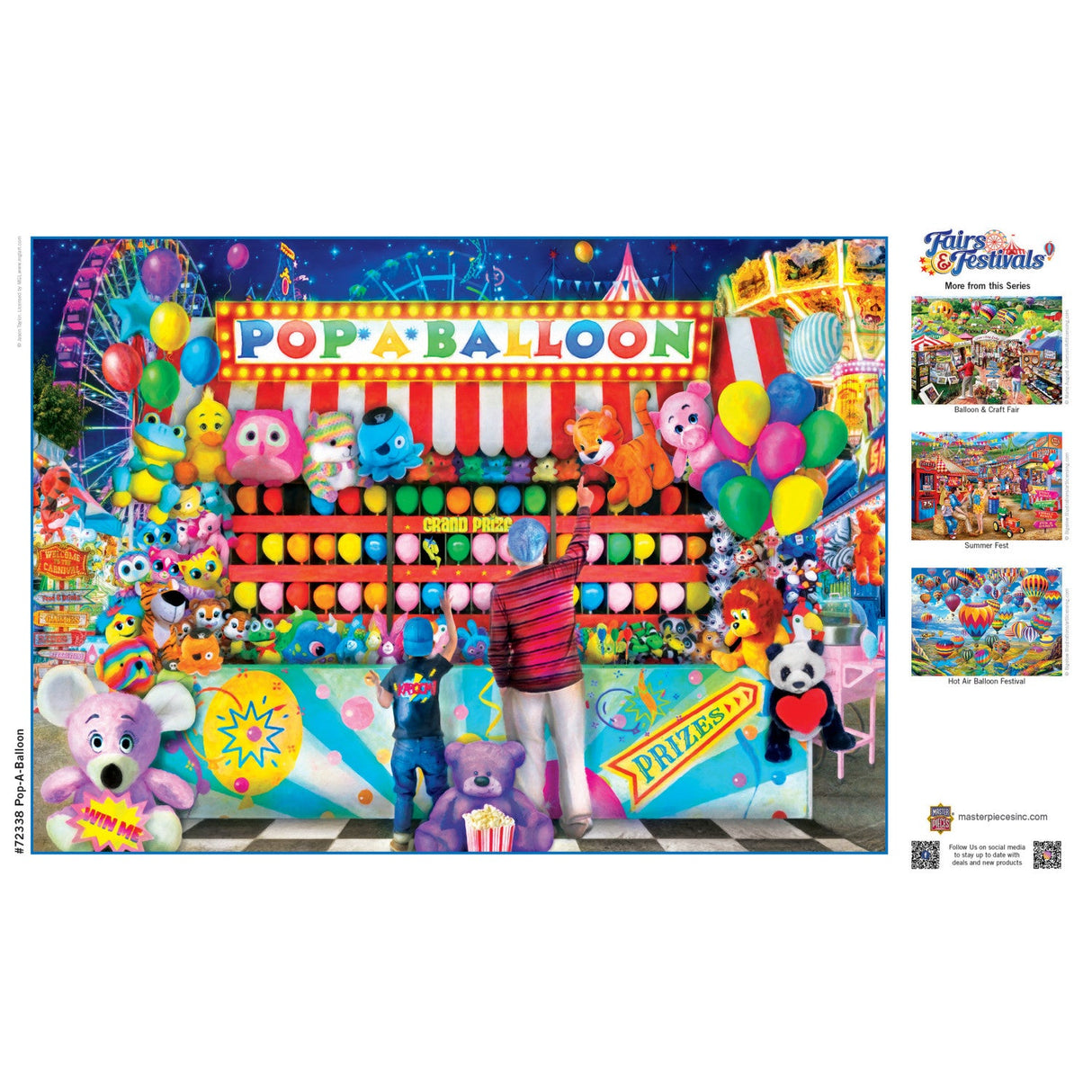 Fairs & Festivals - Pop-A-Balloon 1000 Piece Jigsaw Puzzle