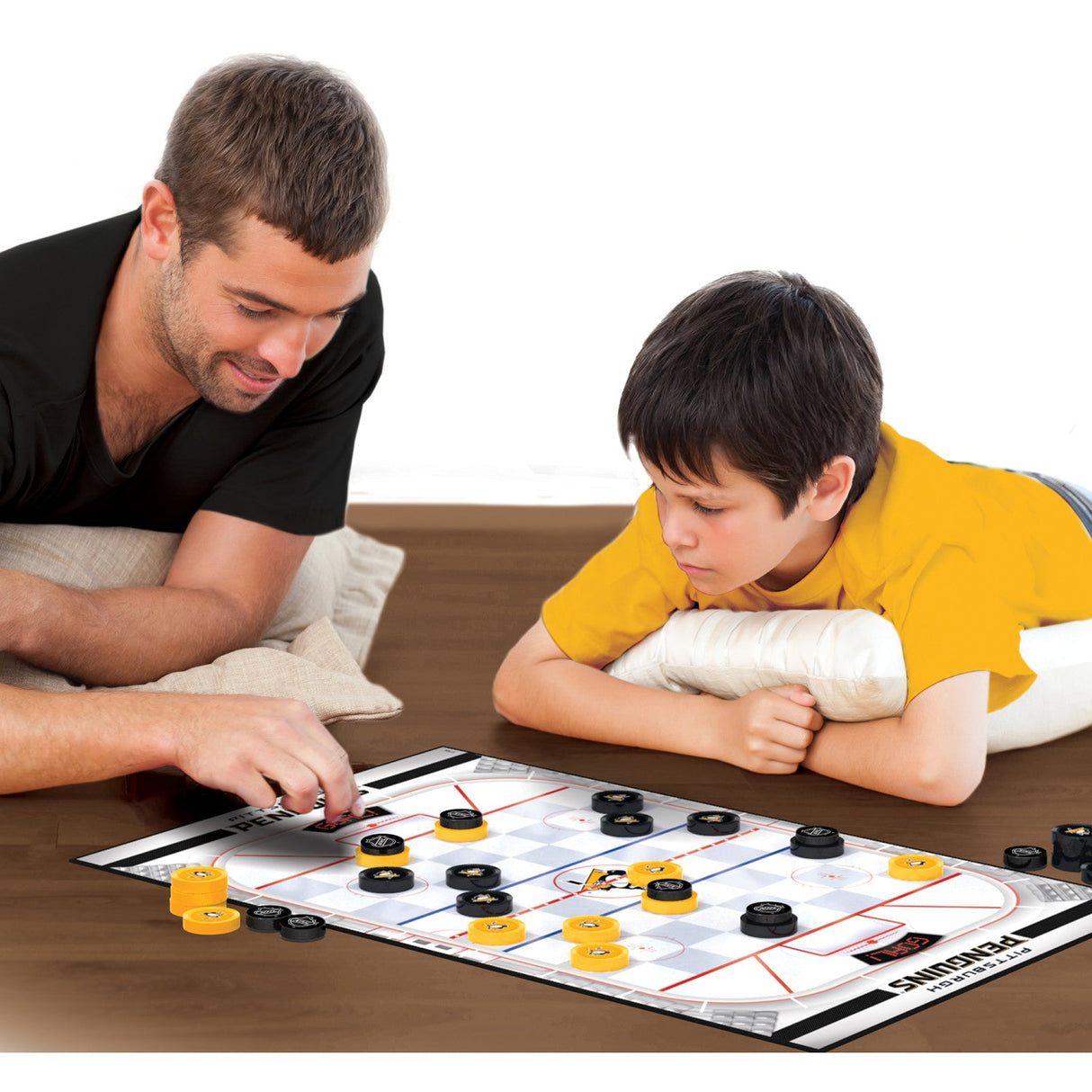 Pittsburgh Penguins Checkers Board Game