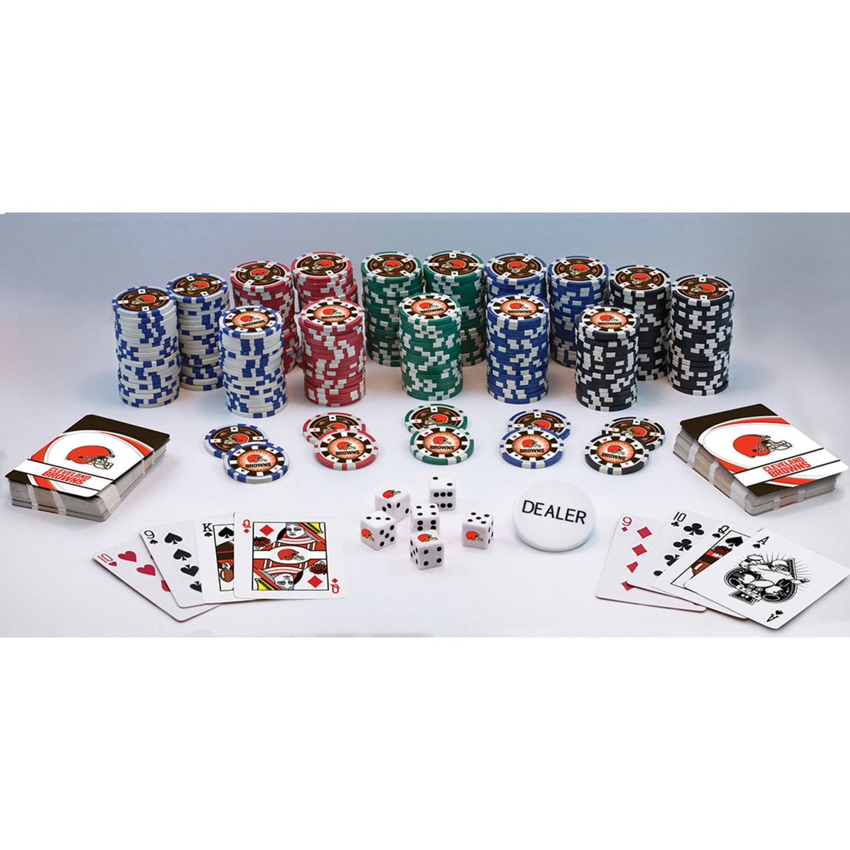 Cleveland Browns 300 Piece Poker Set