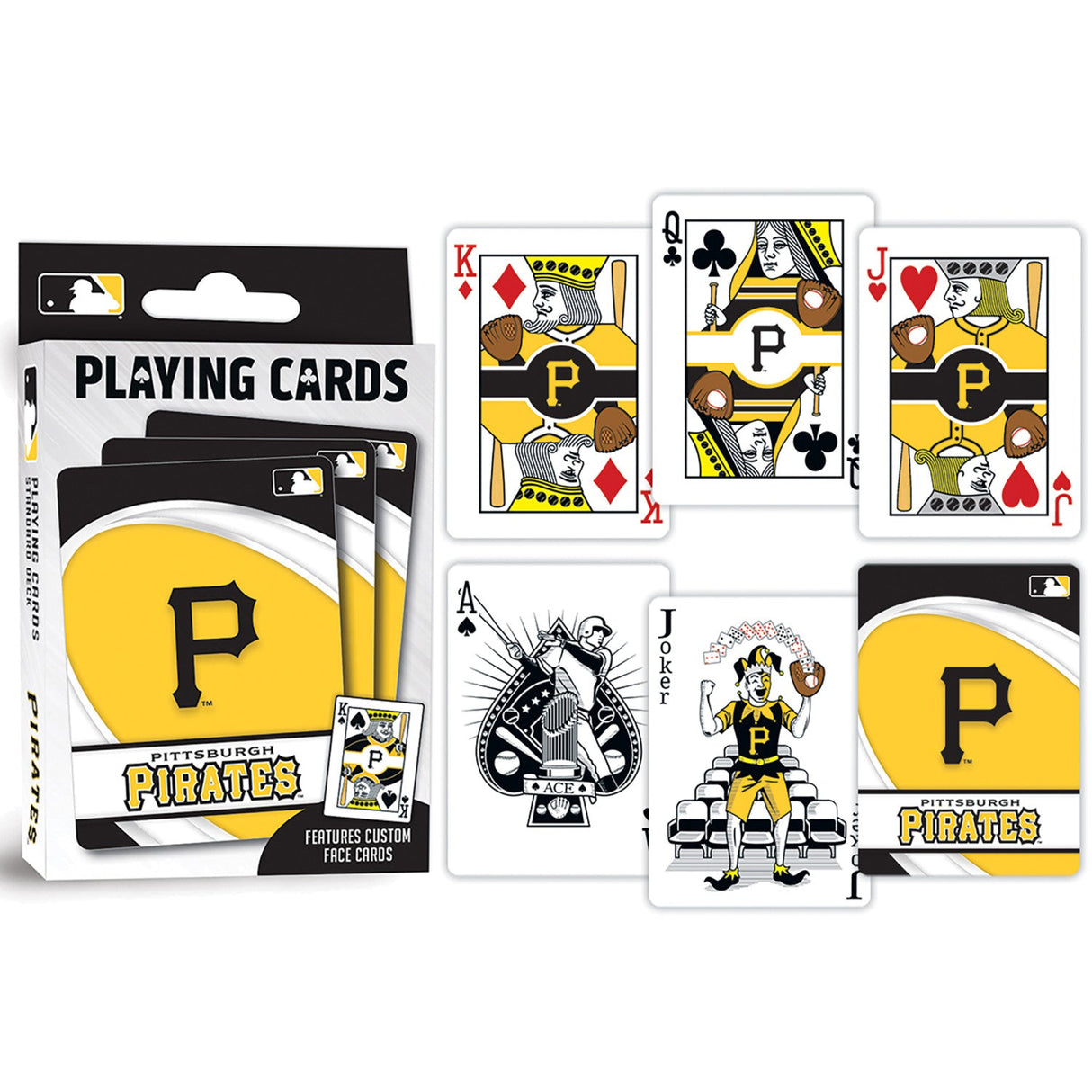 Pittsburgh Pirates Playing Cards - 54 Card Deck