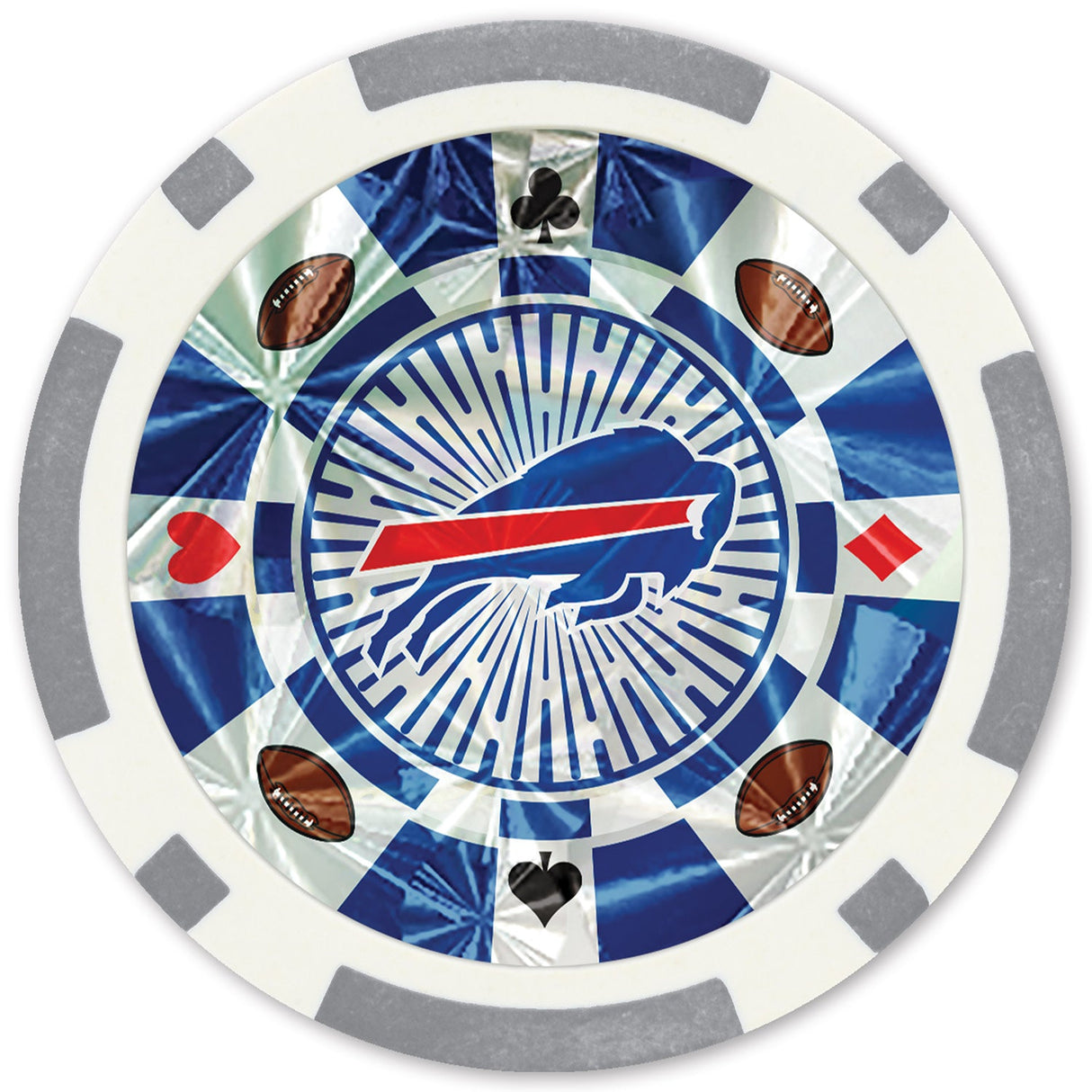 Buffalo Bills 20 Piece Poker Chips