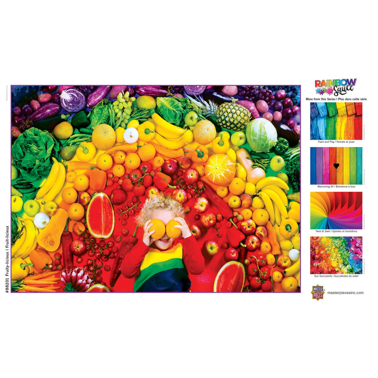 Rainbow Sauce - Fruity-licious 500 Piece Jigsaw Puzzle