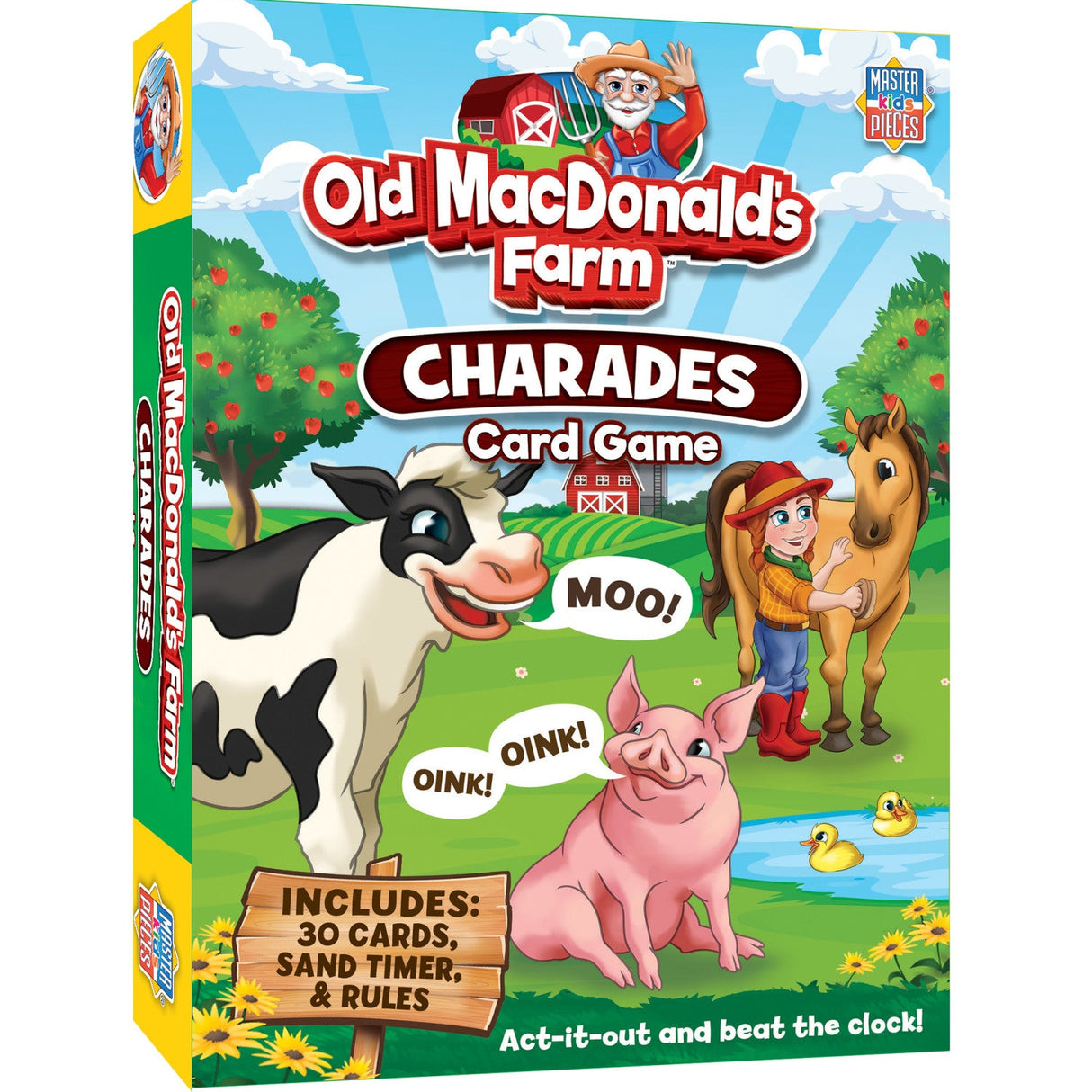 Old MacDonald's Farm Charades Card Game