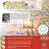 Season's Greetings - Festive Fireplace 1000 Piece Jigsaw Puzzle