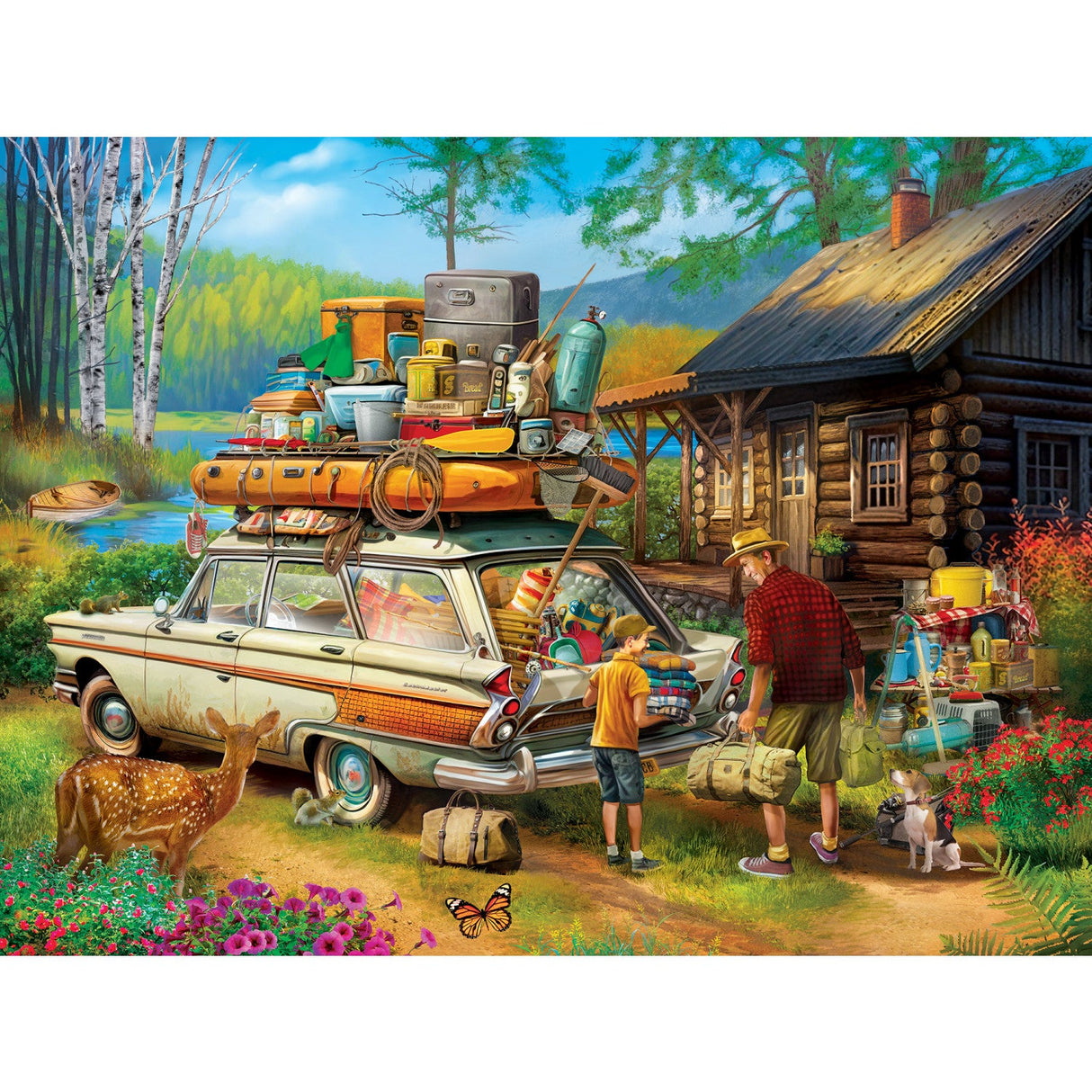 Campside - Unpacking Memories 300 Piece EZ Grip Jigsaw Puzzle