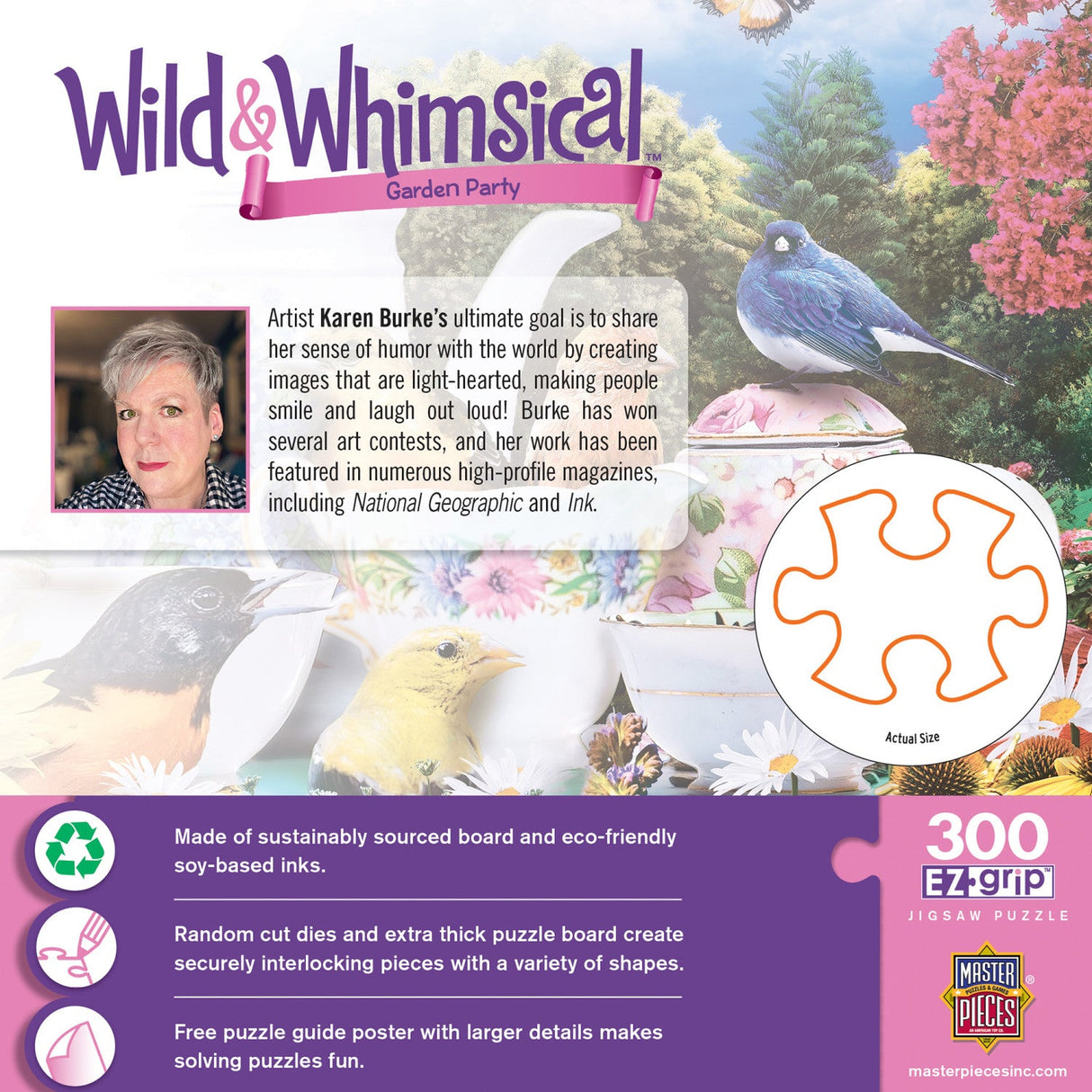 Wild & Whimsical - Garden Party 300 Piece EZ Grip Jigsaw Puzzle