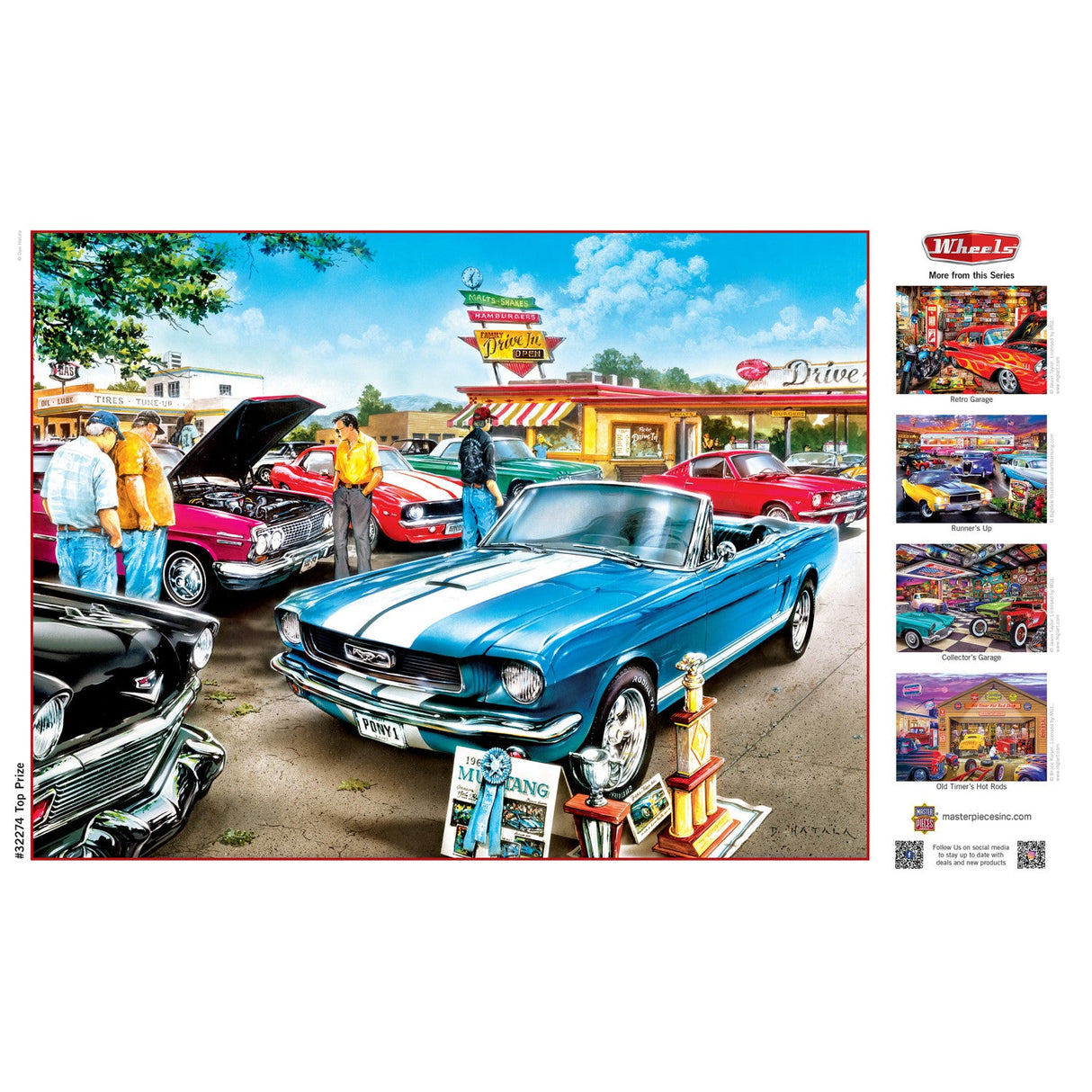 Wheels - Top Prize 750 Piece Jigsaw Puzzle