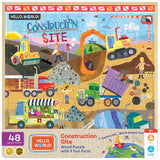 Hello, World! - Construction Site 48 Piece Wood Jigsaw Puzzle