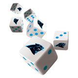 Carolina Panthers Dice Set