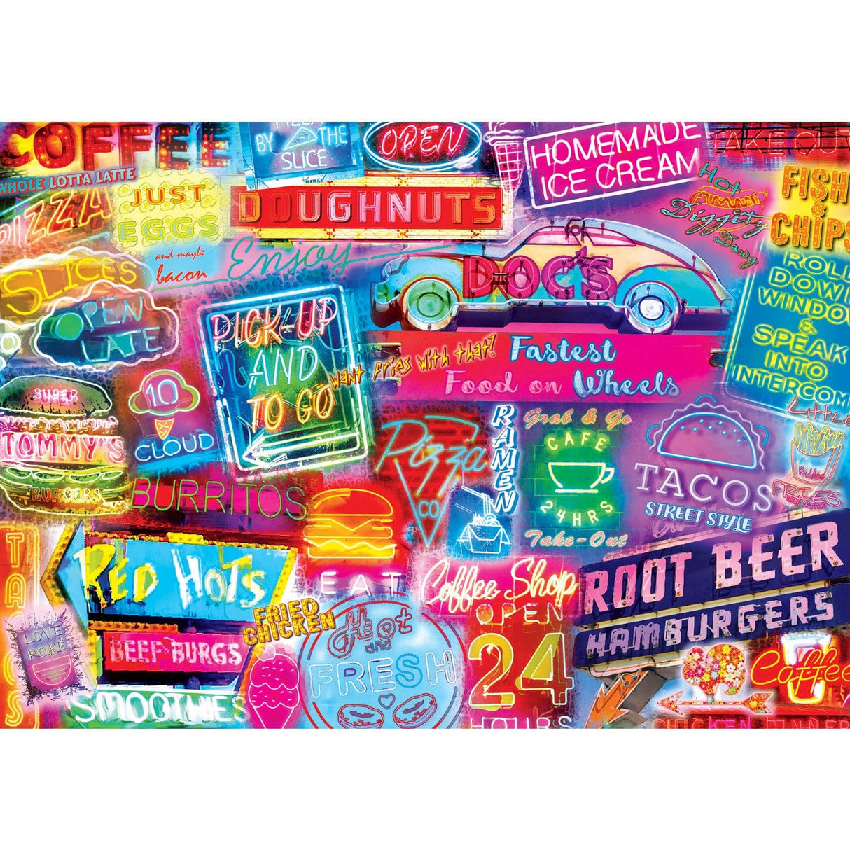 Good Eats - Fast Food Craving 500 Piece Jigsaw Puzzle