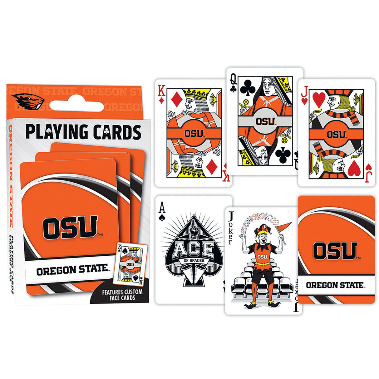 Oregon State Beavers Playing Cards - 54 Card Deck