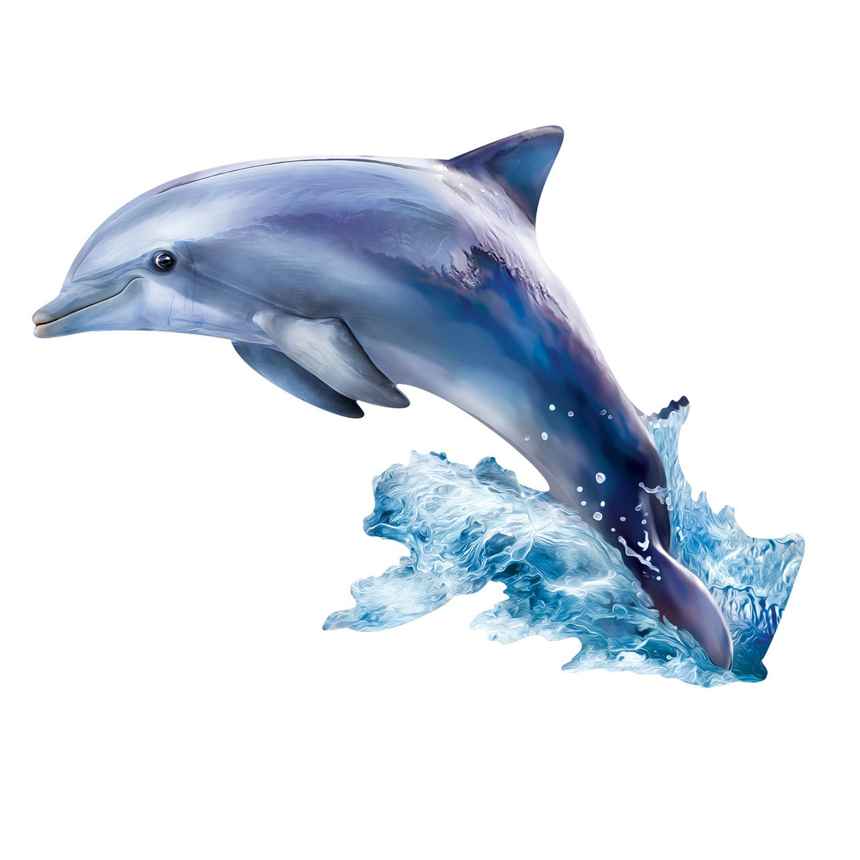 Dolphin 100 Piece Shaped Jigsaw Puzzle