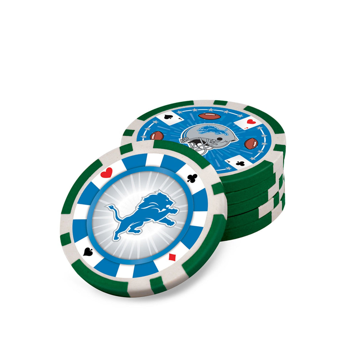 Detroit Lions 300 Piece Poker Set