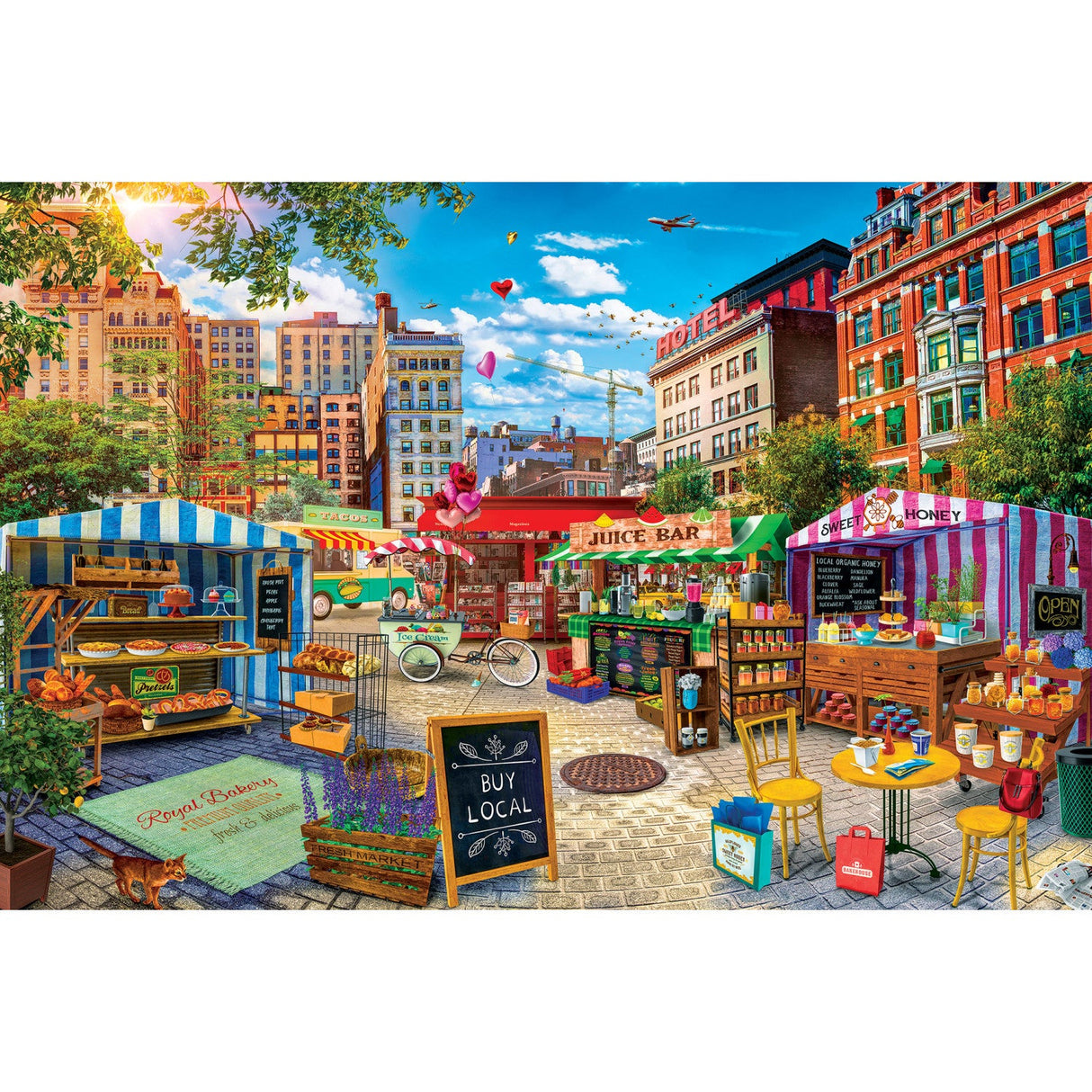 Signature Collection - Buy Local Honey 5000 Piece Jigsaw Puzzle - Flawed