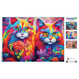 Colorize - Rainbow Whiskers 1000 Piece Jigsaw Puzzle