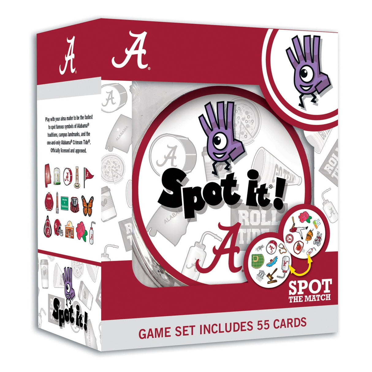 Alabama Crimson Tide Spot It! Card Game