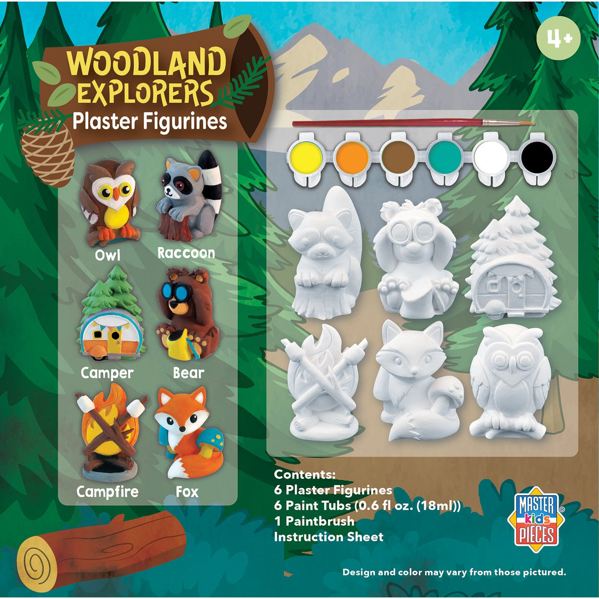 Woodland Explorers - Plaster Figurine Paint Set