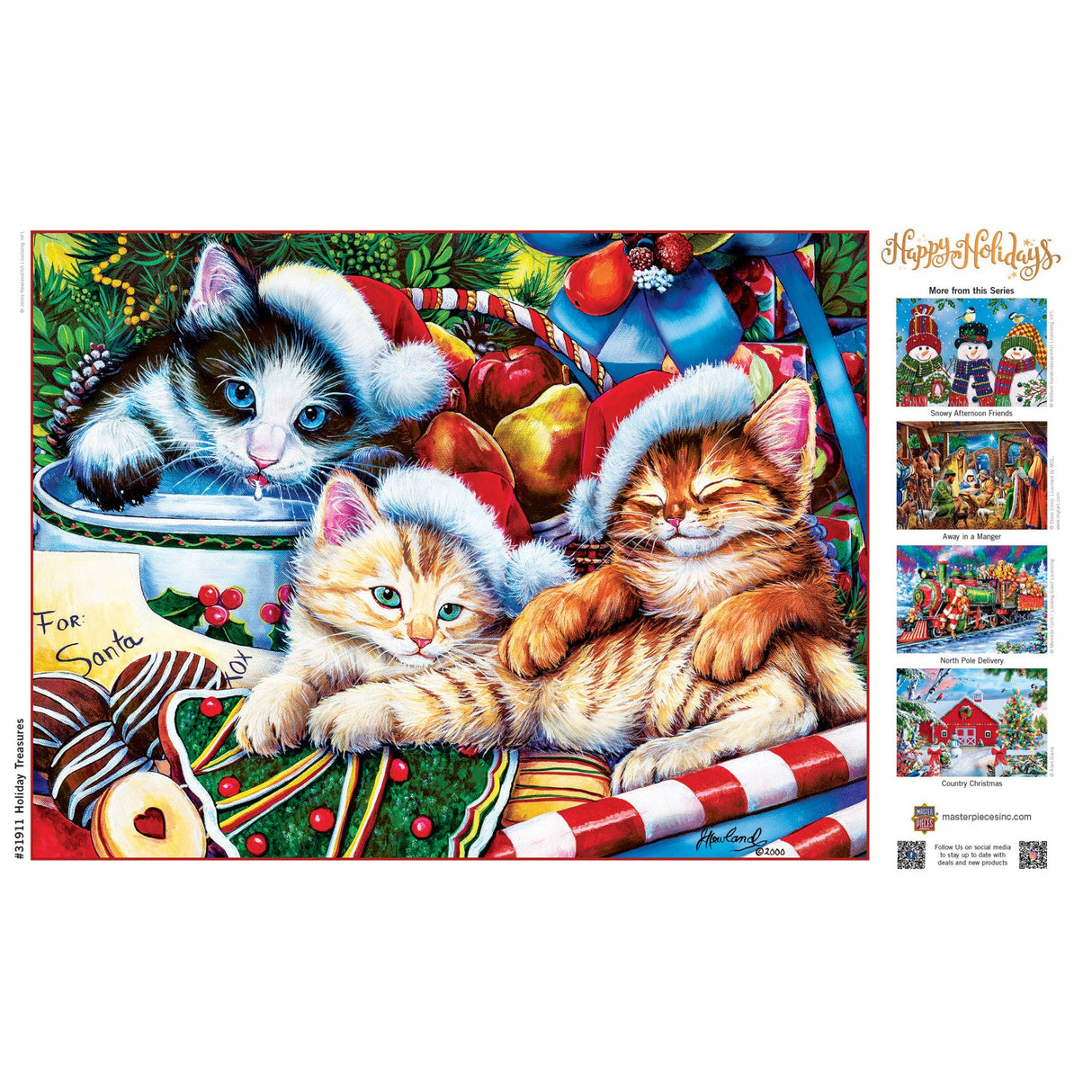 Happy Holidays - Holiday Treasures 300 Piece EZ Grip Jigsaw Puzzle