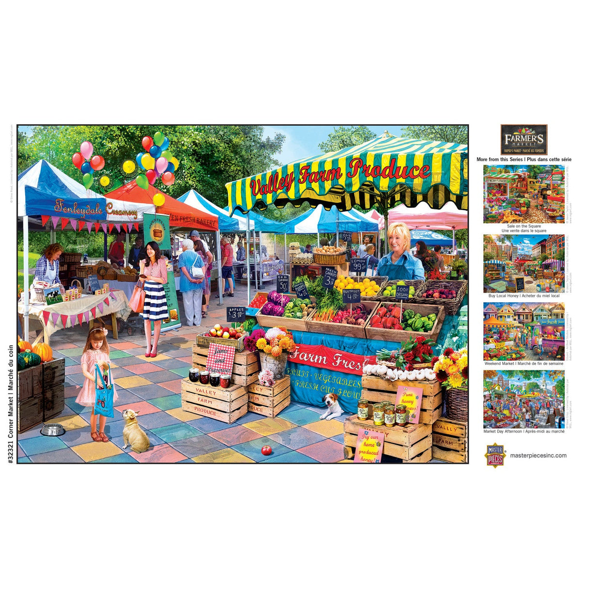 Farmer's Market - Corner Market 750 Piece Jigsaw Puzzle