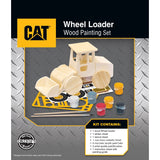 CAT - Caterpillar Wheel Loader Wood Craft & Paint Kit