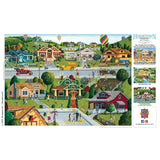 Hometown Gallery - Bungalowville 1000 Piece Jigsaw Puzzle