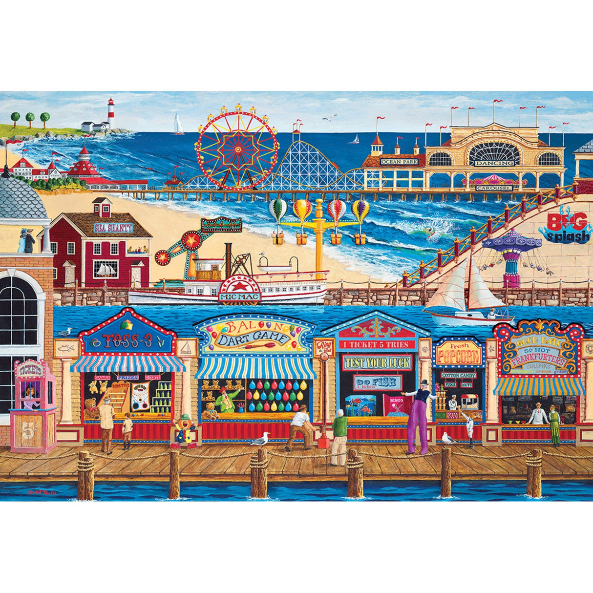 Signature Collection - Ocean Park 2000 Piece Jigsaw Puzzle