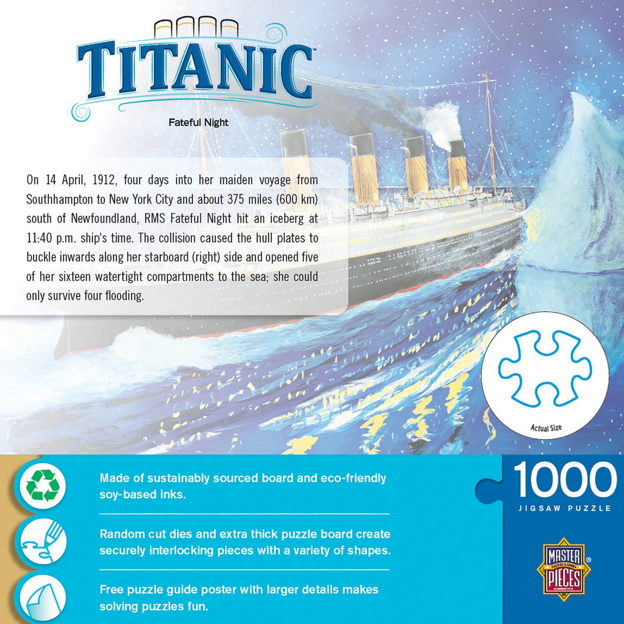 Titanic - Fateful Night 1000 Piece Jigsaw Puzzle