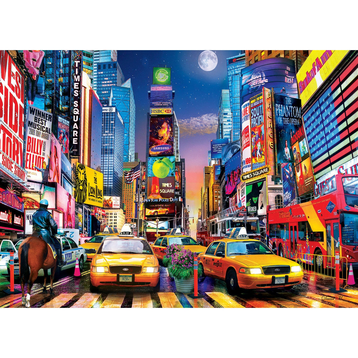 Masterpiece Gallery - New York City Lights 1000 Piece Jigsaw Puzzle