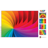 Rainbow Sauce - Twist & Swirl 500 Piece Jigsaw Puzzle