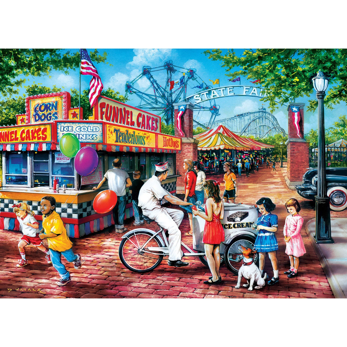 Childhood Dreams - Summer Carnival 1000 Piece Jigsaw Puzzle