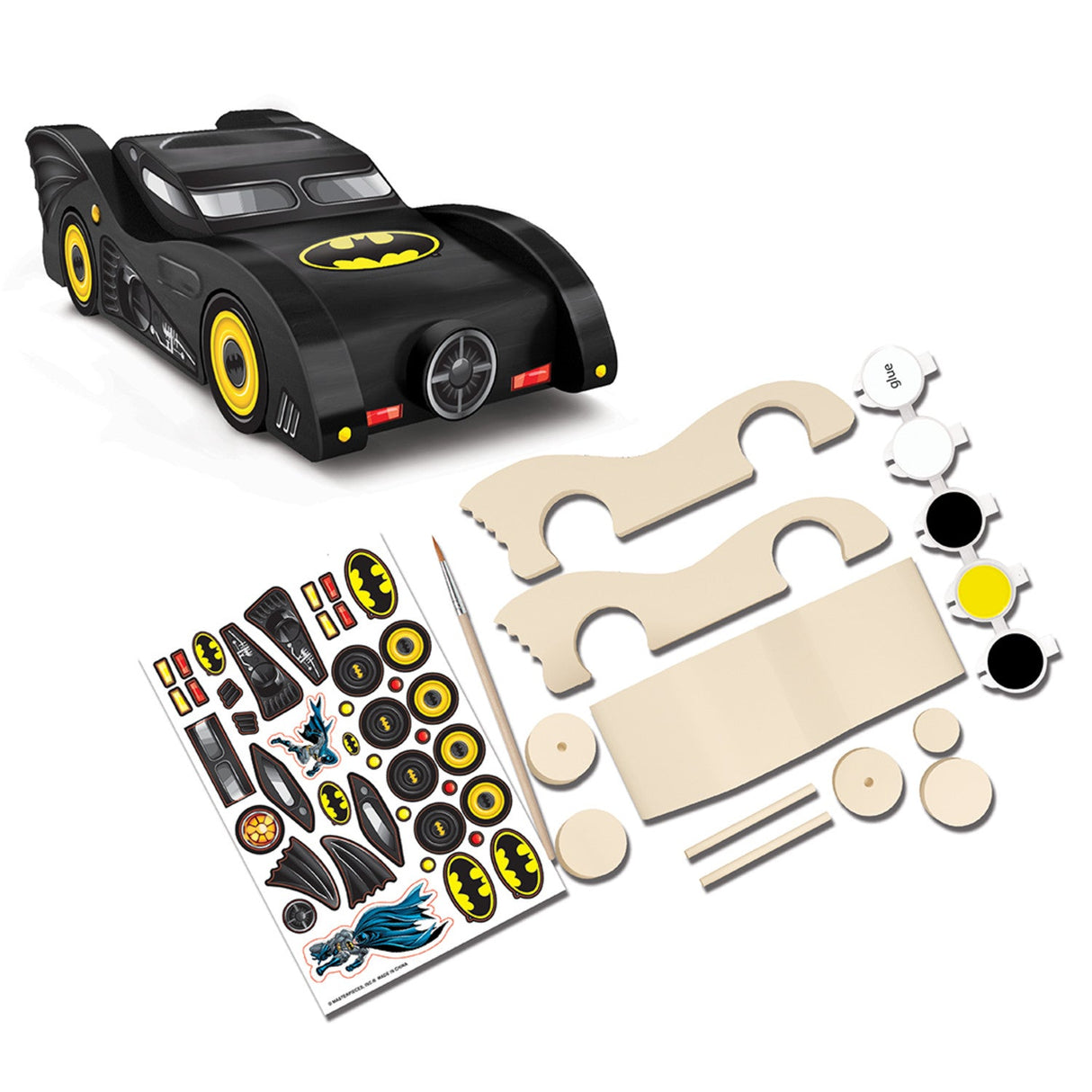 Warner Bros Batman - Batmobile Buildable Mini Kit