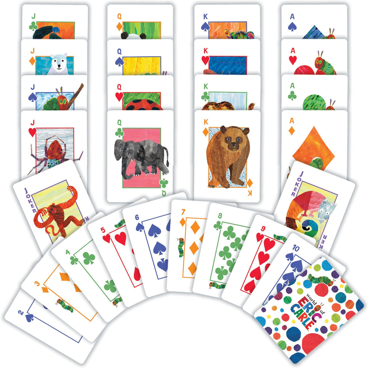 World of Eric Carle Jumbo Travel Playing Cards