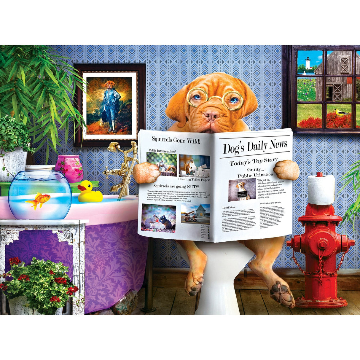 Wild & Whimsical - The Library 300 Piece EZ Grip Jigsaw Puzzle