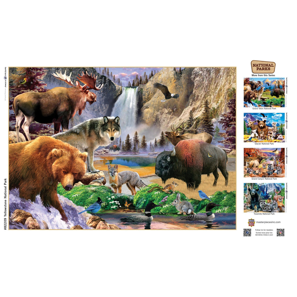 Yellowstone National Park 500 Piece Jigsaw Puzzle