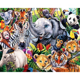 World of Animals 100 Piece Jigsaw Puzzles 4-Pack V1