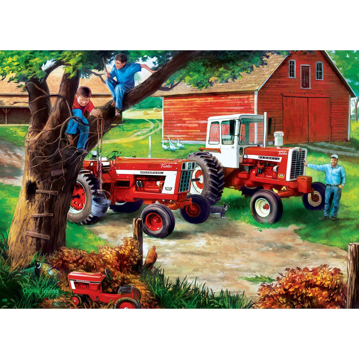 Farmall - Boys and Their Toys 1000 Piece Jigsaw Puzzle