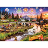 Art Gallery - Fireworks on the Mountain 1000 Piece Jigsaw Puzzle