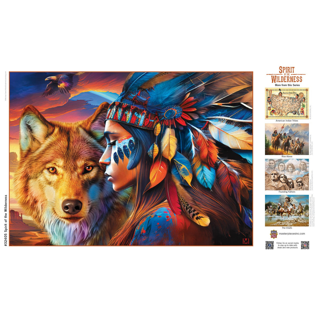 Tribal Spirit - Spirit of the Wilderness 500 Piece Jigsaw Puzzle