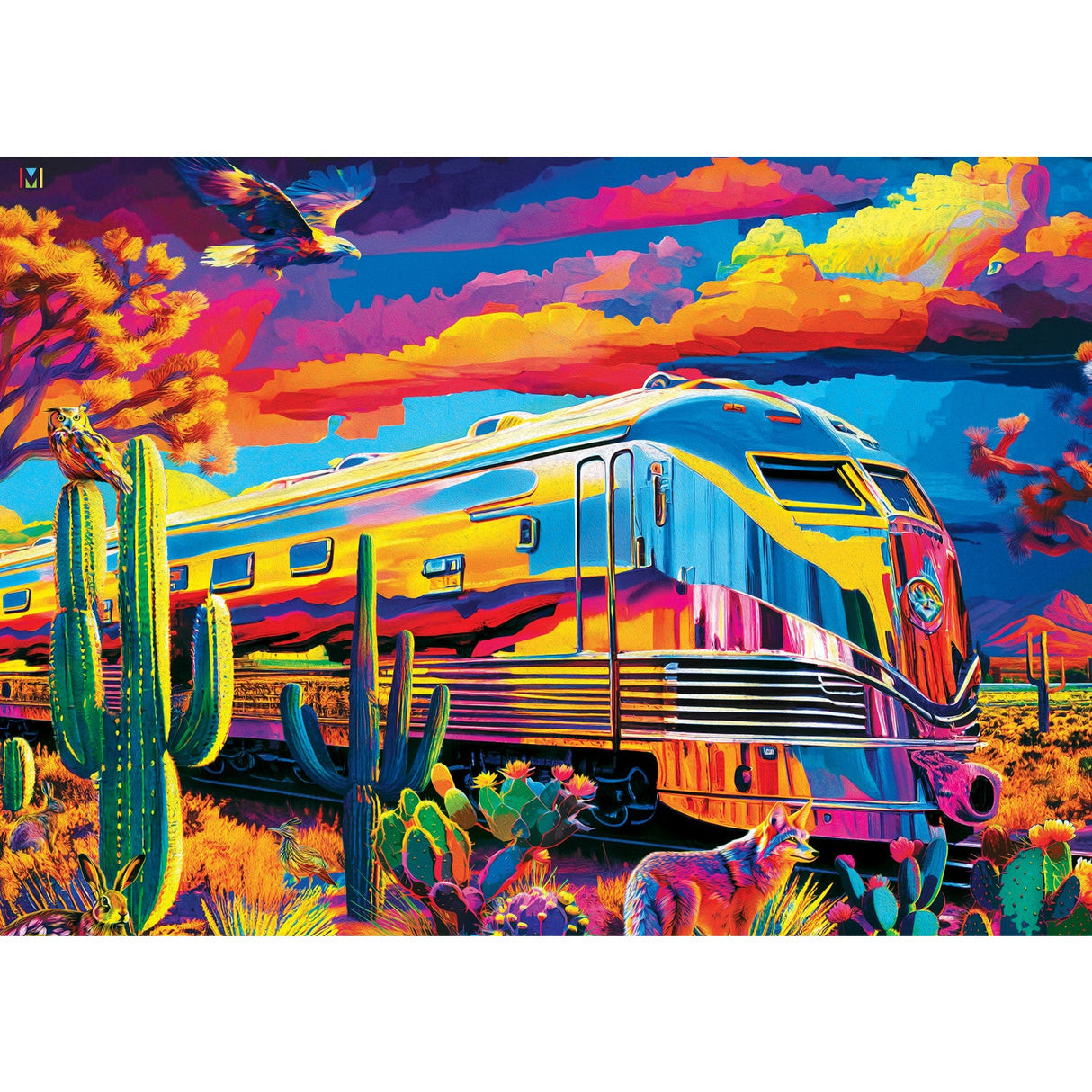 Roadsides of the Southwest - Desert Express 500 Piece Jigsaw Puzzle