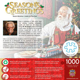 Season's Greetings - Santa's Workshop 1000 Piece Jigsaw Puzzle