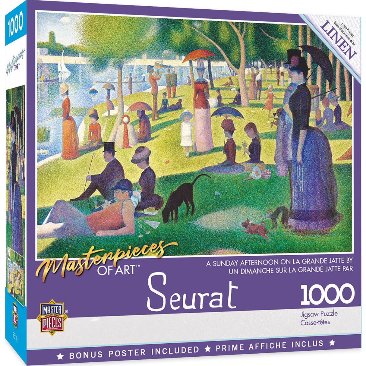 MasterPieces of Art - A Sunday on La Grande Jatte 1000 Piece Jigsaw Puzzle