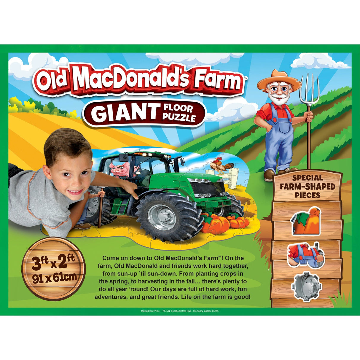 Old MacDonald's Farm 36 Piece Floor Jigsaw Puzzle